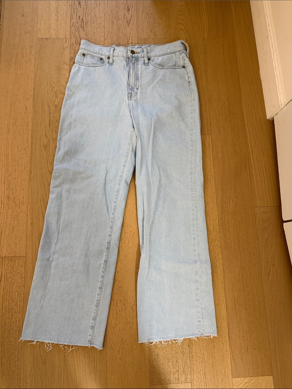 J.Crew Slim Wide Leg Light Wash Women's Jeans